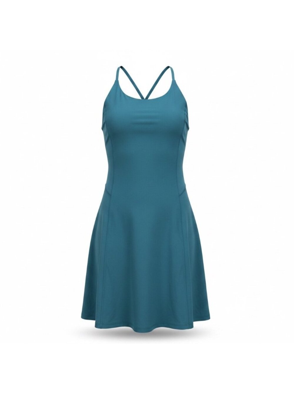 Athleta Womens Blue Infinity Dress Skort Adjustable Straps Size S